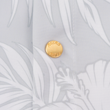 Whiteout Hawaiian Button Down (Gold Hardware)