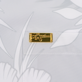 Whiteout Hawaiian Button Down (Gold Hardware)