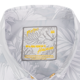 Whiteout Hawaiian Button Down (Gold Hardware)
