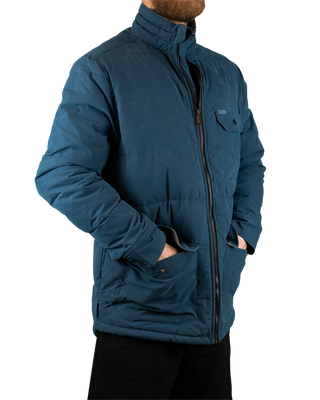 Bolster Puffer Jacket (Navy)