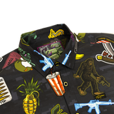 Bombs Away Button Down
