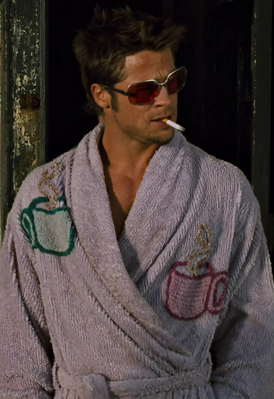 fight club dressing gown Fight Club Tyler Durden Bath Robe Cosplay Costume