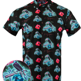 Cans and Toucans Button Down