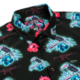 Cans and Toucans Button Down