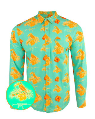 Cans and Toucans Mint (Long Sleeve)