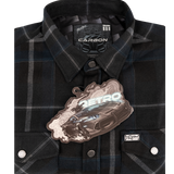 Carbon Flannel (Metal Hardware)