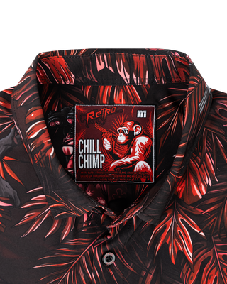 Chill Chimp (Red) Button Down