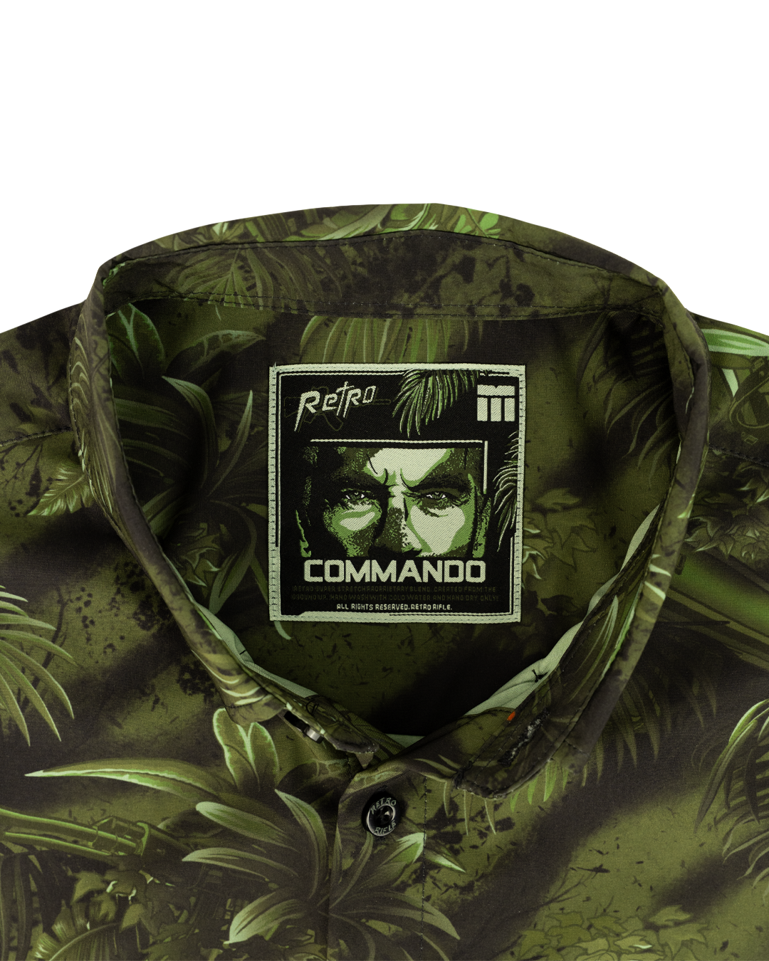Boottemless Commando Retro Rifle - Men's Button Down - Commando