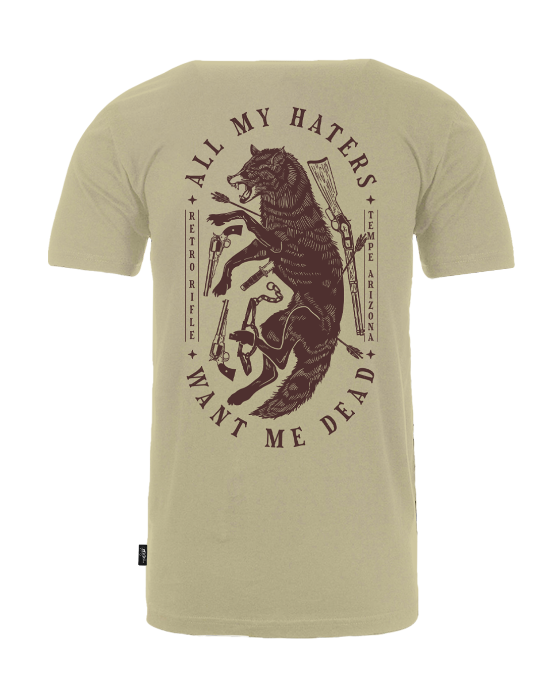 Retro Rifle Tee Retro Rifle - Men's T-Shirt - Coyote