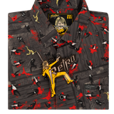 Crazy 88 (Black) Button Down