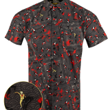 Crazy 88 (Black) Button Down