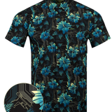 Cyber Hawaiian Button Down