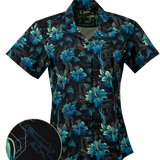 Cyber Hawaiian (Womens) Button Down