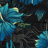 Cyber Hawaiian (Womens) Button Down
