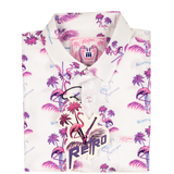 Da Flamingo V3 (White) Button Down