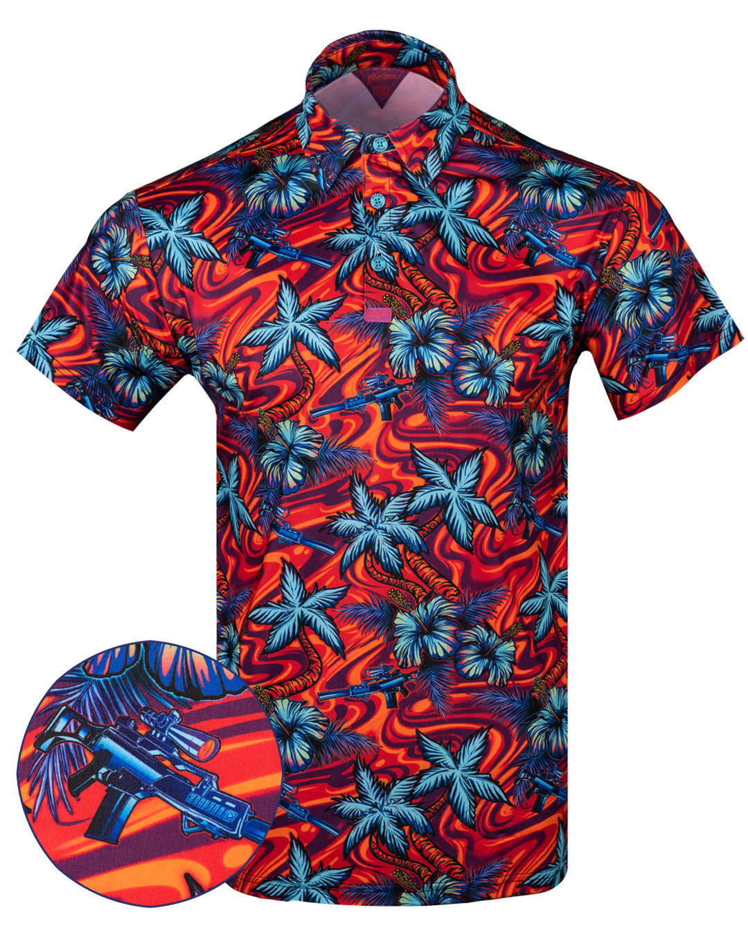 Retro Rifle - Men's Polo Shirt - Da Lolo Retro Rifle - Men's Polo Shirt - Da Lolo