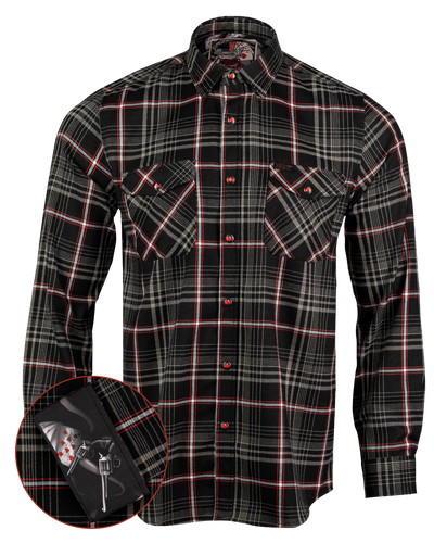 Dead Man's Hand Flannel (Pearl Snaps)