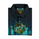 Deep Blue Button Down (Pearl Snaps)