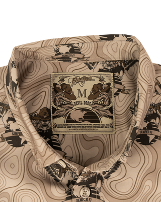 Devil Dogs Button Down