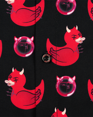 Devil Duck (Black) Button Down