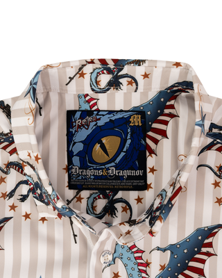 Dragons and Dragunov Button Down