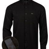 Blackout Hawaiian (Black) Dress Shirt