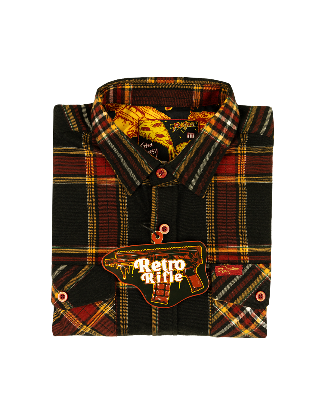 Buy The Extra Cheesy Flannel Shirt for Men – Retro Rifle