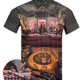Feasting Fathers Button Down