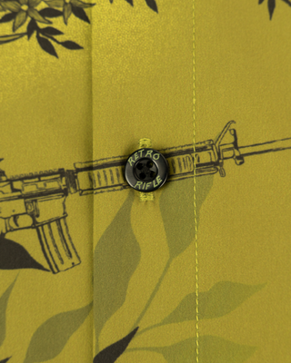 Floral Drab Button Down