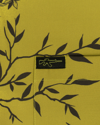 Floral Drab Button Down