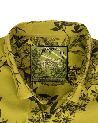 Floral Drab Button Down