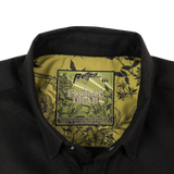 Floral Drab Flannel (Pearl Snaps)