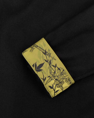 Floral Drab Flannel (Pearl Snaps)