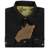 Floral Drab Flannel (Pearl Snaps)