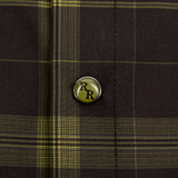 Floral Drab (Plaid) Button Down (Pearl Snaps)