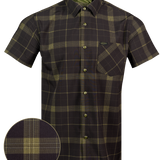 Floral Drab (Plaid) Button Down (Pearl Snaps)