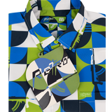 Geo Button Down