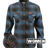 Georgie Flannel (Womens) (Pearl Snaps)