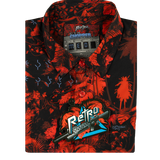 Get To The Chopper (Red) Button Down