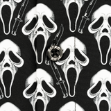 Ghostface (Black) Button Down