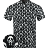 Ghostface (Black) Button Down