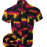 Glitch Button Down