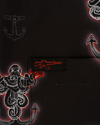 Glocktopus (Black/Red) Button Down
