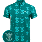 Glocktopus (Teal) Button Down
