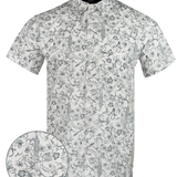 Gray Man (White) Button Down