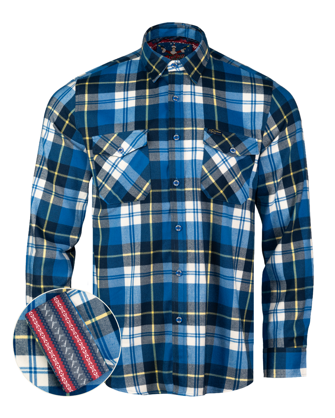 Retro Rifle - Men's Flannel - Griswold Xs Retro Rifle - Men's Flannel - Griswold Xs