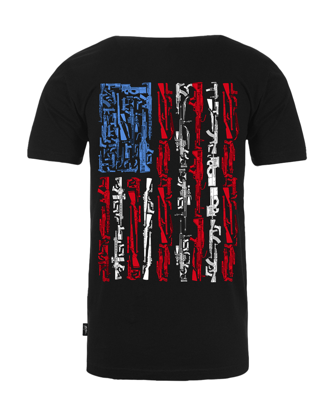 Retro Rifle Tee Retro Rifle - Men's T-Shirt - Gun Flag Tee