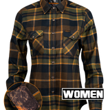 Haddonfield (Womens) Flannel (Snaps)