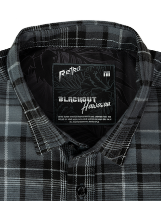 Blackout Hawaiian Flannel
