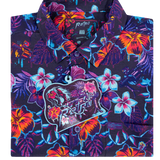 Hawaiian Drip (Purple) Button Down